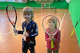 Открытый урок по теннису для детей 4-6 лет